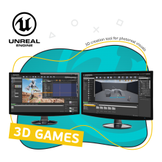 Unreal Engine 4. Игровой движок - КИБЕРшкола программирования для детей, компьютерные курсы для школьников, начинающих и подростков - KIBERone г. Филёвский парк