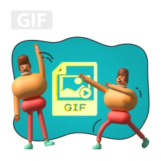 Gif-анимация - КИБЕРшкола программирования для детей, компьютерные курсы для школьников, начинающих и подростков - KIBERone г. Филёвский парк