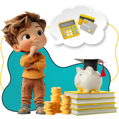 Финансовый интеллект вместе KIBERone - КИБЕРшкола программирования для детей, компьютерные курсы для школьников, начинающих и подростков - KIBERone г. Филёвский парк