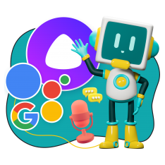 Голосовой помощник Алиса - КИБЕРшкола программирования для детей, компьютерные курсы для школьников, начинающих и подростков - KIBERone г. Филёвский парк