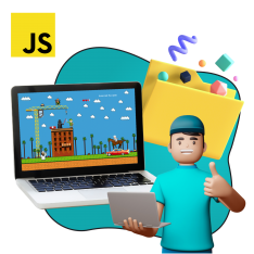 Программирование на JavaScript. Учимся создавать игры! - КИБЕРшкола программирования для детей, компьютерные курсы для школьников, начинающих и подростков - KIBERone г. Филёвский парк