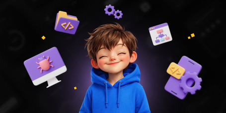 Идеальный сайт с нуля: код, дизайн и AI-помощник - КИБЕРшкола программирования для детей, компьютерные курсы для школьников, начинающих и подростков - KIBERone г. Филёвский парк